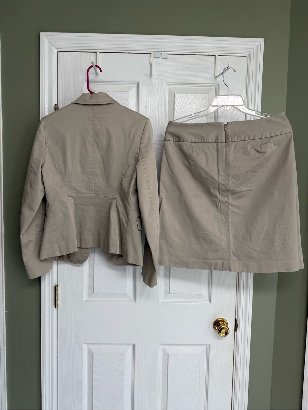 The Limited Beige Blazer & Skirt Suit Set - Picture 2 of 3